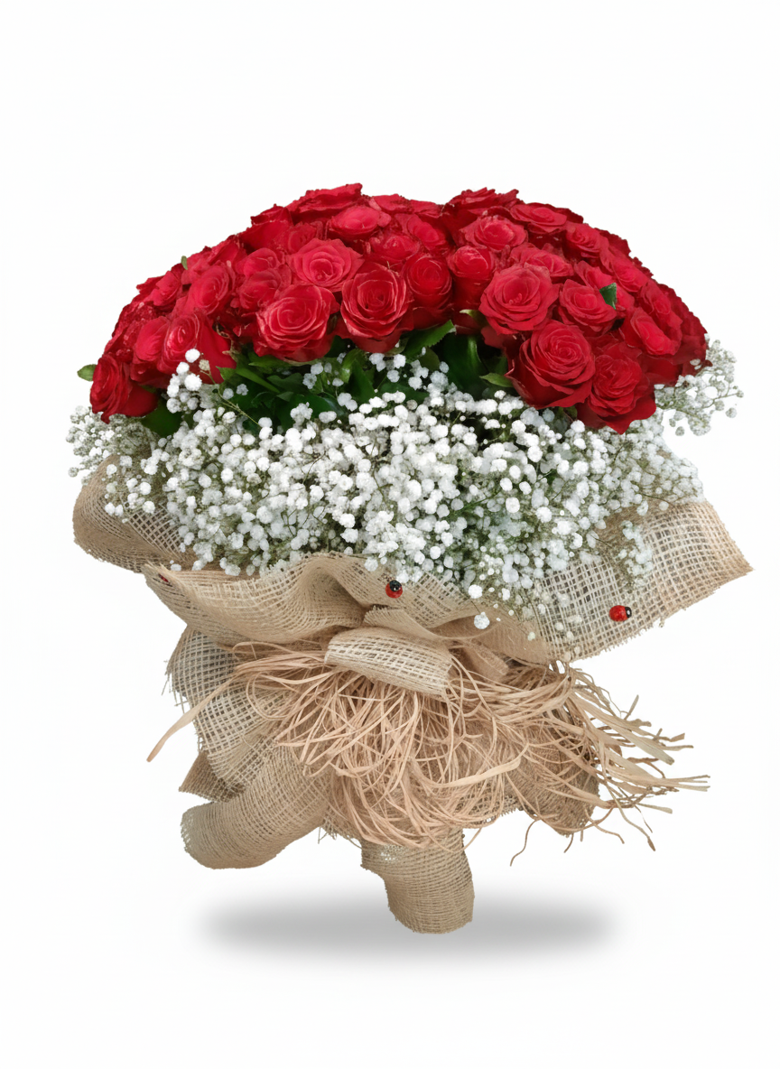 41 Gül ile İsteme Buketi - Naturel Çiçekçilik