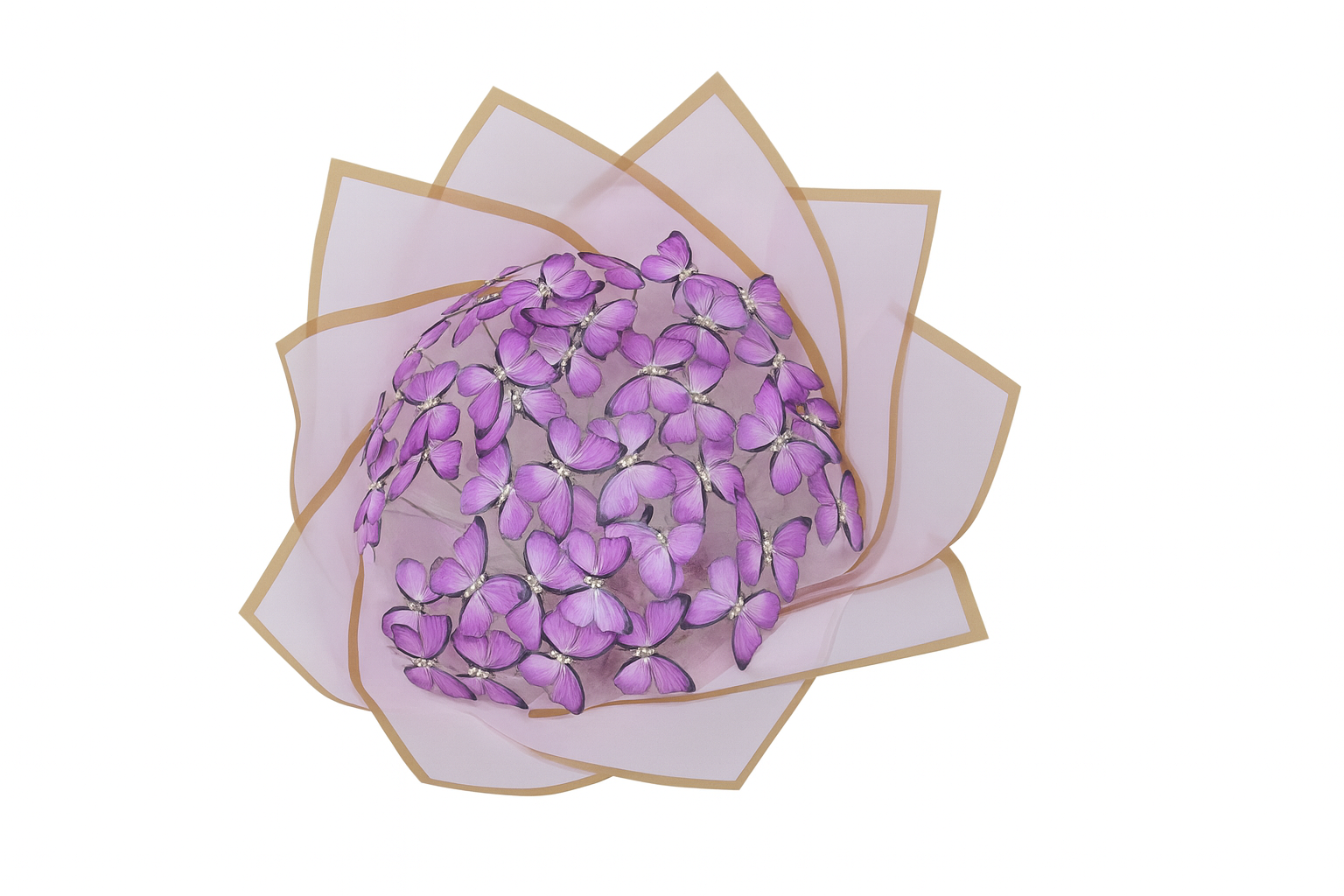 Kelebek Buketi - Naturel Çiçekçilik