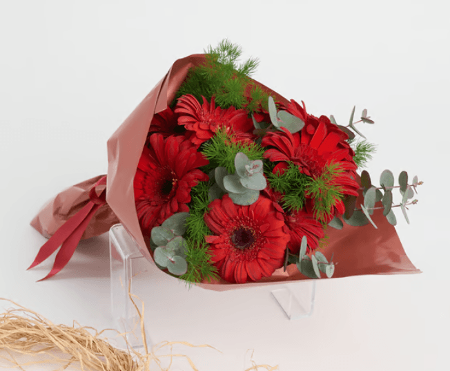 Kırmızı Gerbera Çiçek Buketi